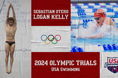 A collage image of Sebastian Otero and Logan Kelly.